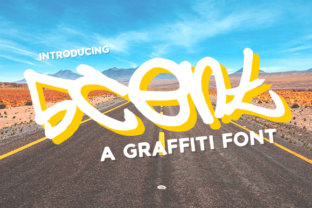 5cent Free Graffiti Font by Johan Waldenstrom